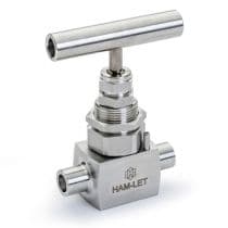 Screwed Bonnet Needle Valve, H99 Series, SS 316 Screwed Bonnet Needle Valve 80"-SSPBWV1 by HAM-LET