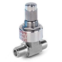 HXF Series - 1° Stem Taper, H1300 Series, Straight Patern, SS 316 Metering Valve, 1° Stem 1/4" (S) by HAM-LET