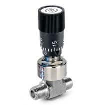 HXF Series - 1° Stem Taper, H1300 Series, Straight Patern, SS 316 Metering Valve, 1° Stem 1/4" (SVER) by HAM-LET