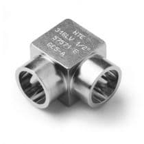 Mini Elbow, SS 316L Var or Vim/Var, 12mm O.D., With Electropolish by HAM-LET