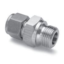MALE CONNECTOR, St.St. 316 Male Connector, Let-Lok® Male Connector 8mm x 3/8" by HAM-LET