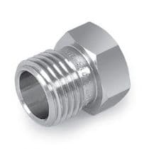 High Flow Male Nut, SS316 High Flow Male Nut 1/4" by HAM-LET