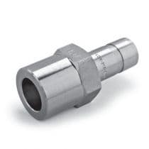 TUBE ADAPTER, St.St. 316 Tube Adapter, Let-Lok® Socket Weld Adapter 6mm x 1/4" by HAM-LET