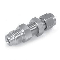 Bulkhead to Let-Lok®, SS 316L Male 1/2" to Bulkhead Let-Lok® 1/2" Connector by HAM-LET