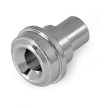 Mini Short Gland, SS 316L Var or Vim/Var, Mini Short Gland Without Shoulder, 1/2" Face Seal x 12mm O.D., With Electropolish by HAM-LET