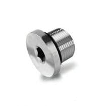 Hollow Hex Plug SAE, St. St. 316 Hollow Hex Head Plug, Hollow Hex Plug, SAE/MS Straight Thread Boss 9/1618" by HAM-LET
