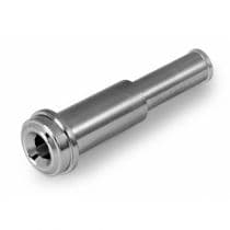 Long Gland, SS 316L Var or Vim/Var, Long Gland With Shoulder, 1/2" Face Seal x 12mm O.D., With Electropolish by HAM-LET