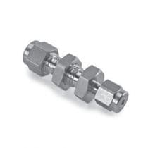 BULKHEAD UNION, St.St. 316 Bulkhead Union, Let-Lok® Bulkhead Reducing Union 3/16" x 1/4" by HAM-LET