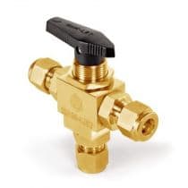 H6800 Series, 3 Piece SS Ball Valve 6mm (PST) by HAM-LET