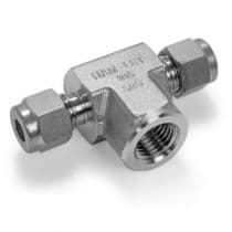 FEMALE BRANCH TEE, Let-Lok® Female Branch Tee 8mm x 1/4" by HAM-LET