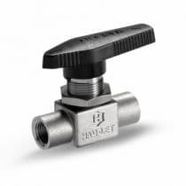 H800 Series, Compact One Piece, 3 Port SS Ball Valve, Small Size 1/8" (RH) by HAM-LET