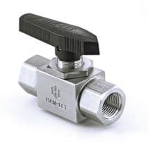 H6800 Series, 3 Piece 3 Port Pattern SS Ball Valve 3/8" (IPSS) by HAM-LET