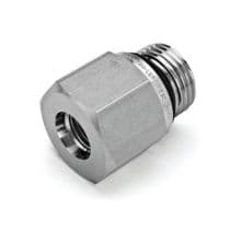 Male to Female Bushing, St. St. 316 Pipe Fitting, Reducing Bushing, Reducing Bushing, SAE/MS Straight Thread Boss 3/416" x 7/1620" by HAM-LET