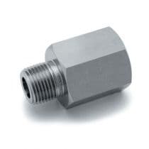 Female to Male Adapter, St. St. 316 Pipe fitting, Adapter, Adapter, Female BSPT to Male NPT 3/8" by HAM-LET