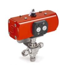 H6800 Actuated Ball Valve, SS Ball Valve 8mm-ICTA2TS by HAM-LET