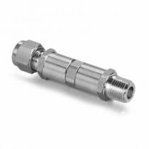 Standard, Adjustable Cracking Pressure Check Valve, H400-A Series, SS Adjustable Check Valve 1/450" (PSI) by HAM-LET