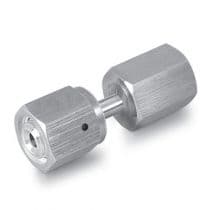 Female to Female NPT, SS 316L Swivel FeFemale 1/4" to Female NPT 1/4" Connector by HAM-LET