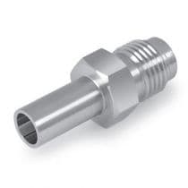 High Flow Male to Tube, SS 316L High Flow Male 1/4" to Tube 3/8", With Electropolish by HAM-LET