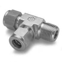 MALE RUN TEE, St. St. 316 Male Run Tee, Let-Lok® Male Run Tee 5/8" x 1/2" by HAM-LET