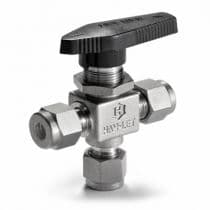 H800 Series, Compact One Piece, Straight Pattern SS Ball Valve, Small Size 6mm (TOC) by HAM-LET