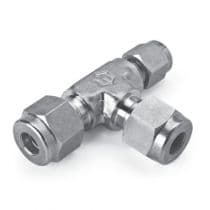 UNION TEE, Let-Lok® Reducing Tee 3/8" x 1/4" x 3/8" by HAM-LET