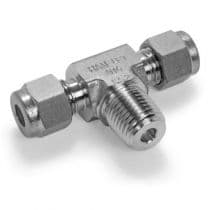 MALE BRANCH TEE, St. St. 316 x Male Branch Tee, Let-Lok® Male Branch Tee 5/8" x 1/2" by HAM-LET