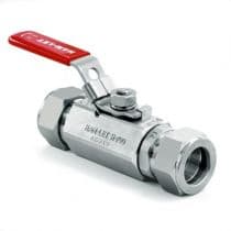 H700 Series, 2 Piece SS Ball Valve 6mm (TBH) by HAM-LET