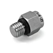 Pipe Plug SAE, St. St. 316 Hex Head Plug, Hex Head Plug, SAE/MS Straight Thread Boss 9/1618" by HAM-LET