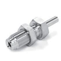Bulkhead to Tube, SS 316L Bulkhead 1/2" to 1/2" O.D. Union, With Electropolish by HAM-LET