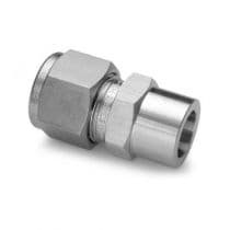 SOCKET WELD CONNECTOR, St.St. 316 Socket Weld Connector, Let-Lok® Tube Socket Weld Union 3/4" x 3/4" (TC) by HAM-LET