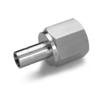 TUBE ADAPTER, St.St. 316 Tube Adapter, Let-Lok® Female Adapter, Tube to Pipe 8mm x 1/4" by HAM-LET