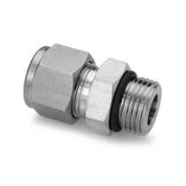 MALE CONNECTOR, St.St. 316 Male Connector, Let-Lok® Male Elbow Positionable 5/8" x 7/814" by HAM-LET