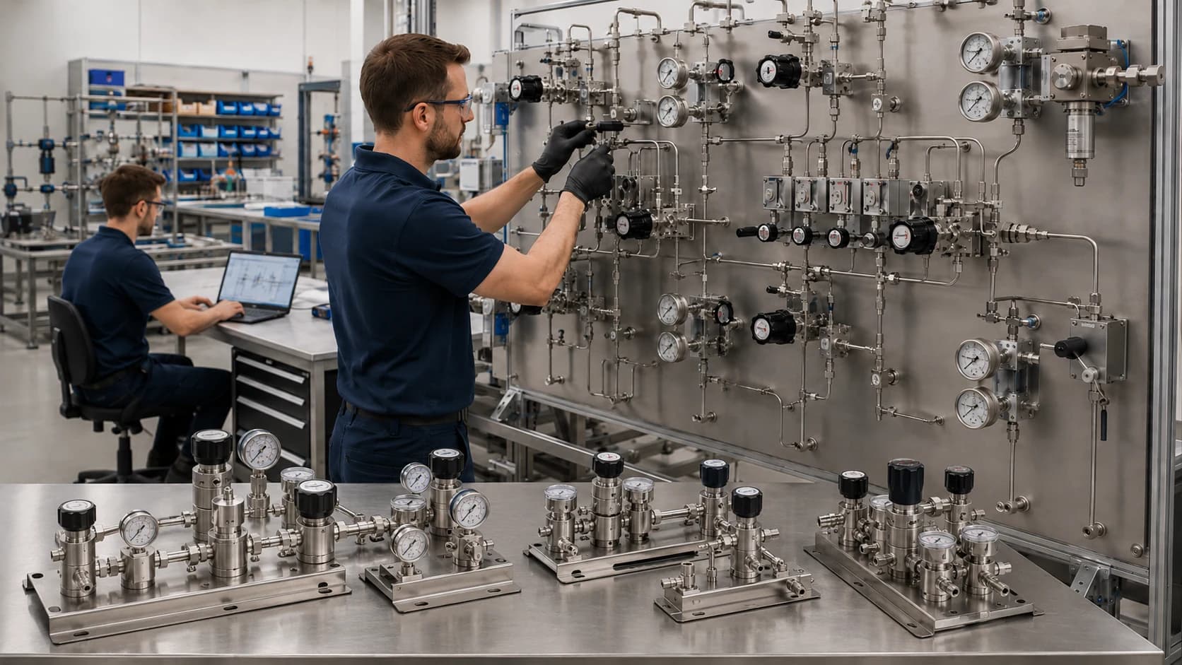 Integrated industrial fluid handling system