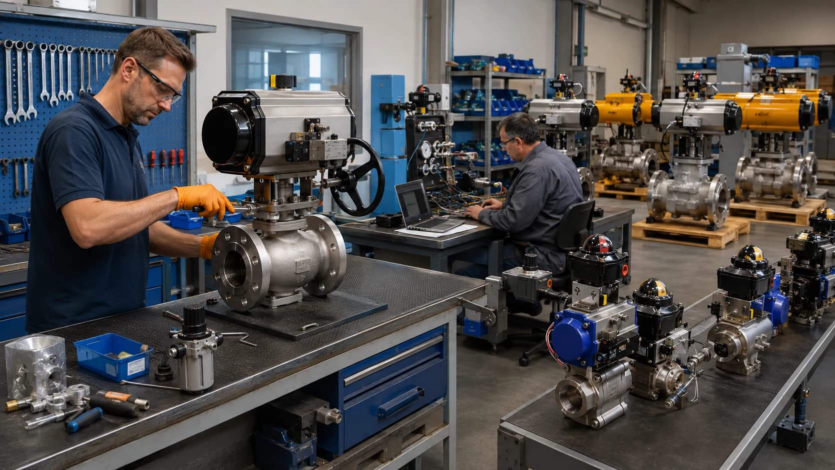 Valve actuation package assembly and testing